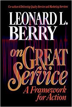 (PDF)On Great Service: A Framework for Action 1st Edition