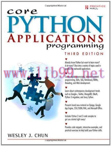 [FOX-Ebook]Core Python Applications Programming, 3rd Edition