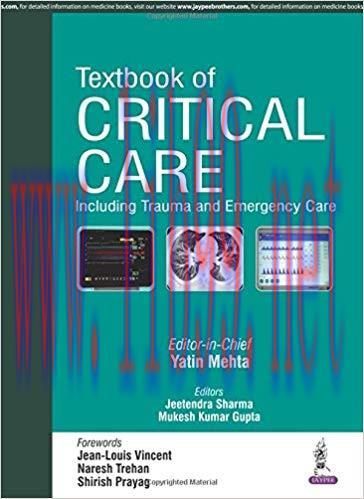 [PDF]Textbook of CRITICAL CARE: Including Trauma and Emergency Care