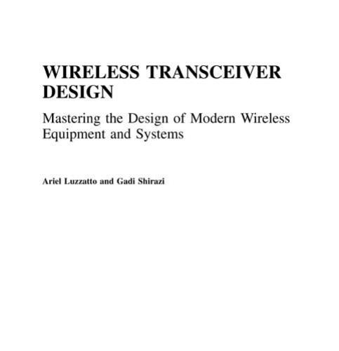 Wireless Transceiver Design