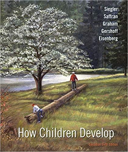 How Children Develop 6th Canadian Edition