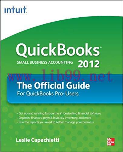 (PDF)QuickBooks 2012 The Official Guide 1st Edition