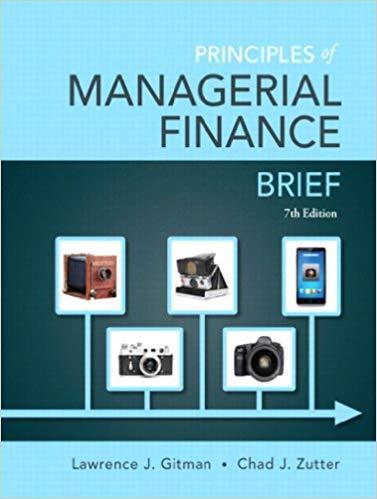 (PDF)Principles of Managerial Finance, Brief (Pearson Series in Finance) 7th Edition