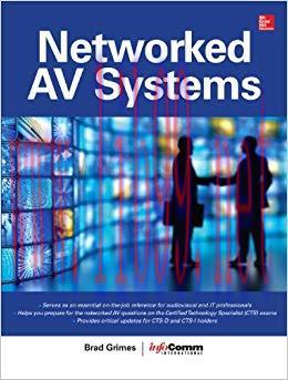 Networked Audiovisual Systems 1st Edition,