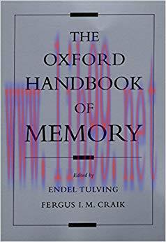 (PDF)The Oxford Handbook of Memory (Oxford Handbook Series) 1st Edition
