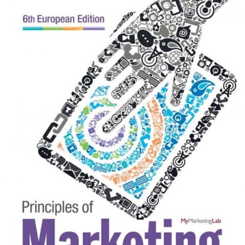 Principles of Marketing 6th European Edition