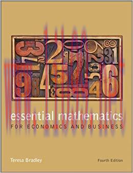 (PDF)Essential Mathematics for Economics and Business 4th Edition