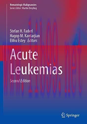 [AME]Acute Leukemias (Hematologic Malignancies), 2nd Edition (Original PDF)