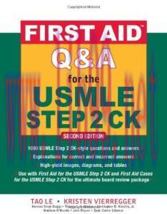 [AME]First Aid Q&A for the USMLE Step 2 CK, Second Edition (First Aid USMLE)
