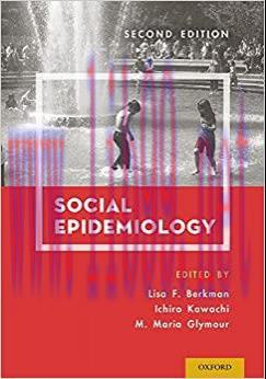 (PDF)Social Epidemiology