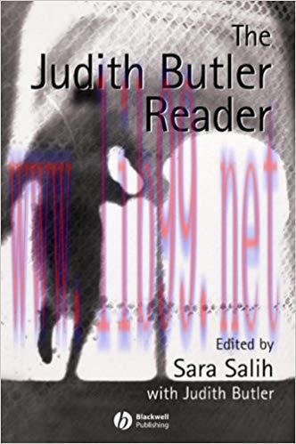 The Judith Butler Reader 1st Edition,