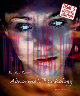 [AME]Abnormal Psychology - DSM-5 Update_, 8th Edition