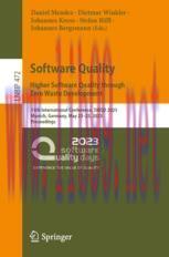 [PDF]Software Quality: Higher Software Quality through Zero Waste Development: 15th Internation...