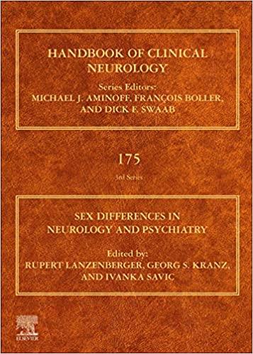 Sex Differences in Neurology and Psychiatry (Handbook of Clinical Neurology 175)
