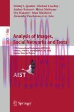 [PDF]Analysis of Images, Social Networks and Texts: 11th International Conference, AIST 2023, Y...