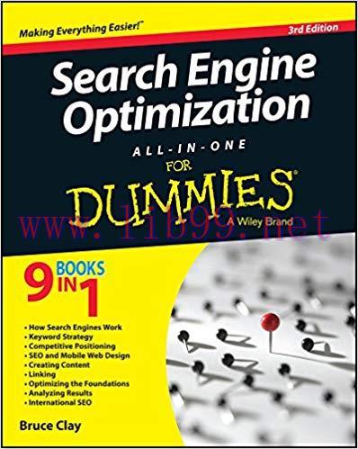Search Engine Optimization All-in-One For Dummies 3rd Edition,