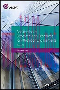 (PDF)Codification of Statements on Standards for Attestation Engagements, January 2019 (AICPA) ...