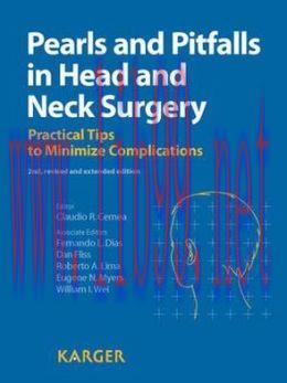 [AME]Pearls and Pitfalls in Head and Neck Surgery: Practical Tips to Minimize Complications / E...