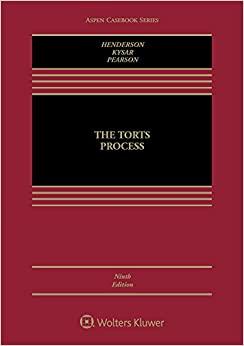 (PDF)The Torts Process (Aspen Casebook Series)