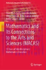 [PDF]Mathematics and Its Connections to the Arts and Sciences (MACAS): 15 Years of Interdiscipl...