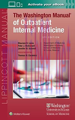 [AME]The Washington Manual of Outpatient Internal Medicine, 3rd edition (Original PDF)