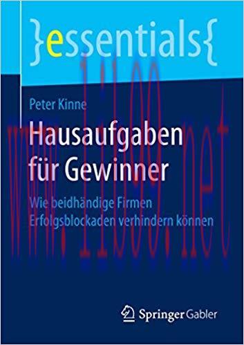 (PDF)Hausaufgaben f&uuml;r Gewinner: Wie beidh&auml;ndige Firmen Erfolgsblockaden verhindern k&ouml;nnen (esse...