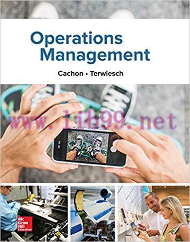 (PDF)Operations Management 1st Edition by Gerard Cachon