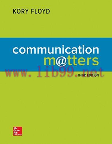 [FOX-Ebook]Communication Matters, 3rd Edition