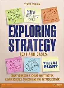 (Solution Manual)Exploring Strategy Text & Cases 10th Edition by Johnson.zip