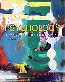 Psychology A Concise Introduction 5th Edition [Richard A. Griggs]