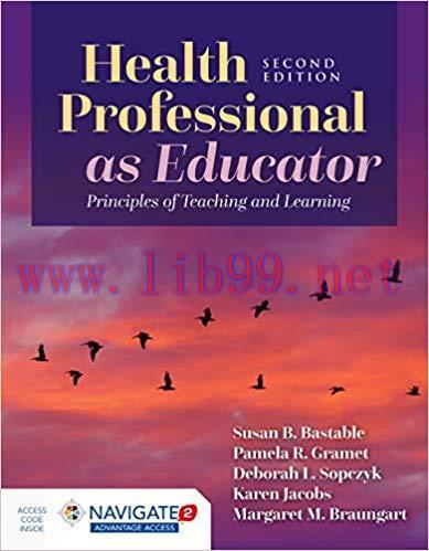 [PDF]Health Professional As Educator 2nd Edition