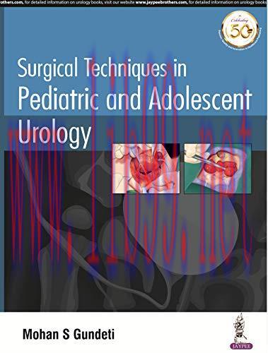 [AME]Surgical Techniques in Pediatric and Adolescent Urology (Converted PDF)