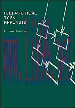 (PDF)Hierarchial Task Analysis 1st Edition