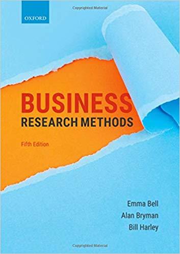 Business Research Methods, 5th Edition [Emma Bell]
