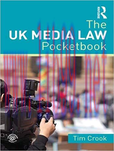 The UK Media Law Pocketbook 1st Edition,