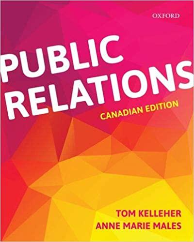 Public Relations, Canadian Edition [Tom Kelleher]