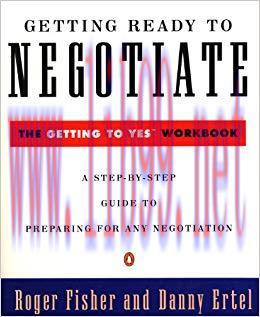 Getting Ready to Negotiate (Penguin Business) 1st Edition,