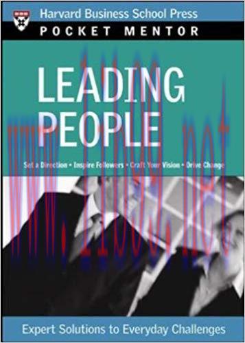 (PDF)Leading People: Expert Solutions to Everyday Challenges (Pocket Mentor) 1st Edition
