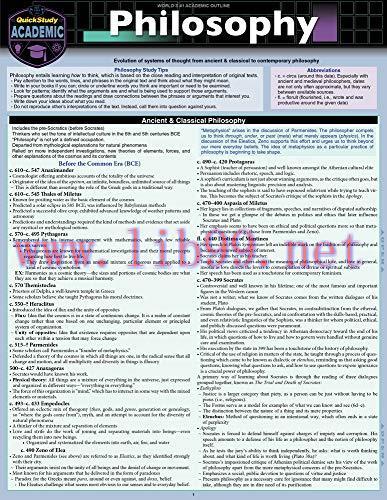 [FOX-Ebook]Philosophy: A Quickstudy Laminated Reference Guide, 2nd Edition