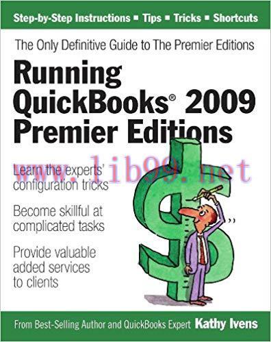 (PDF)Running QuickBooks 2009 Premier Editions: The Only Definitive Guide to the Premier Edition...