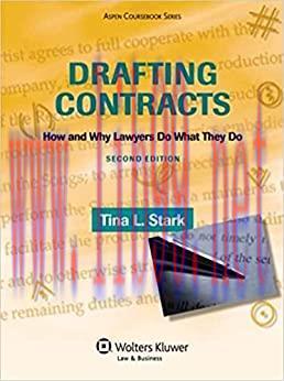 (PDF)Drafting Contracts: How & Why Lawyers Do What They Do, Second Edition (Aspen Coursebook)