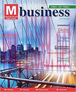 Test Bank for M: Business 5th Edition