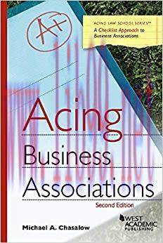 (PDF)Acing Business Associations (Acing Series) 2nd Edition, Kindle Edition
