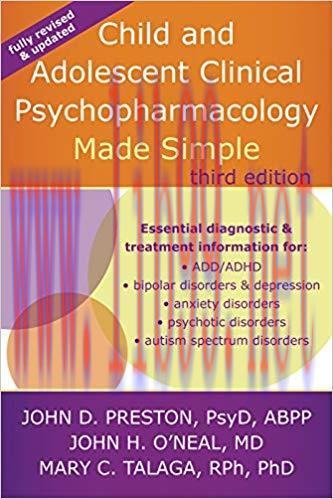 (PDF)Child and Adolescent Clinical Psychopharmacology Made Simple 3rd Edition