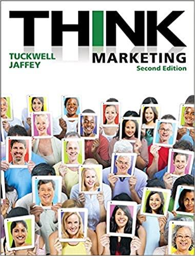 (Test Bank)THINK Marketing 2nd Canadain Edition by Keith J. Tuckwell.zip