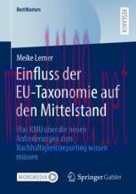 [PDF]Einfluss der EU-Taxonomie auf den Mittelstand: Was KMU &uuml;ber die neuen Anforderungen zum Na...