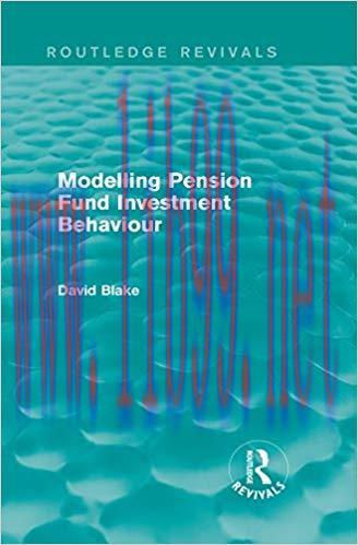 (PDF)Modelling Pension Fund Investment Behaviour (Routledge Revivals) 1st Edition