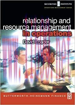 (PDF)Relationship and Resource Management in Operations (Securities Institute Operations Manage...