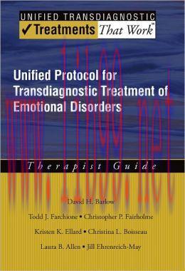 [AME]Unified Protocol for Transdiagnostic Treatment of Emotional Disorders: Therapist Guide