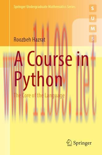[FOX-Ebook]A Course in Python: The Core of the Language, 2nd Edition
